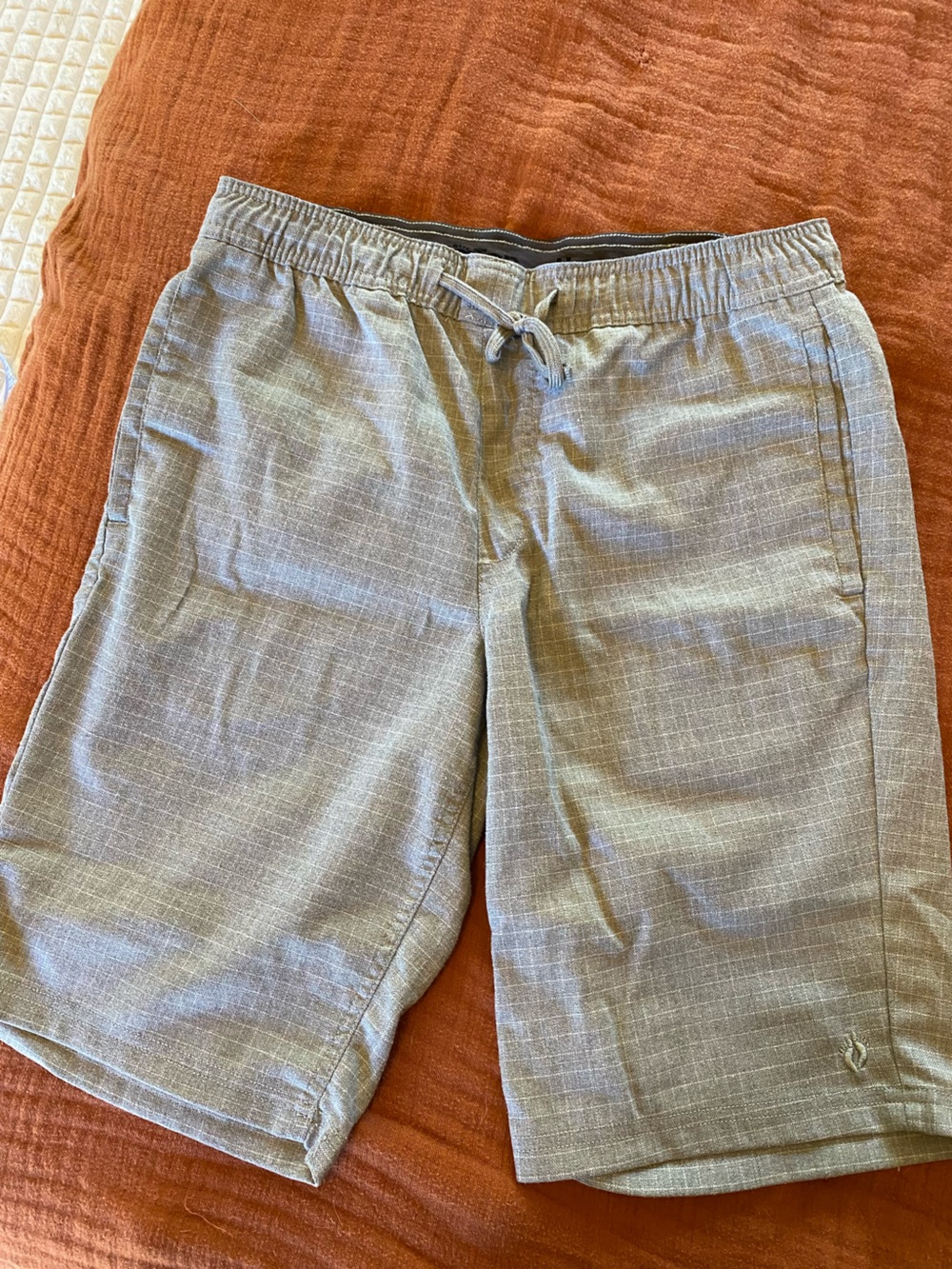 Hang Ten Men's Light Gray Drawstring Shorts